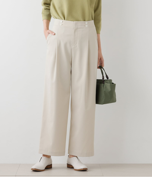 パンツ mariru ストレッチスモークツイル マリンパンツ｜ニューヨーカーの通販