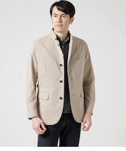 【吸水速乾・ストレッチ・ウォッシャブル】COOL COMFORT コットンラミー カルゼ コンバーチブルアウター
