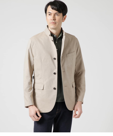 【吸水速乾・ストレッチ・ウォッシャブル】COOL COMFORT コットンラミー カルゼ コンバーチブルアウター