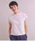 ［Elama］Organic Cotton Cross Jersey フレンチスリーブプルオーバー