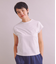 ［Elama］Organic Cotton Cross Jersey フレンチスリーブプルオーバー