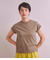 ［Elama］Organic Cotton Cross Jersey フレンチスリーブプルオーバー