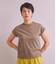 ［Elama］Organic Cotton Cross Jersey フレンチスリーブプルオーバー