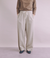 Organic Cotton Twill ドローストリングワイドパンツ