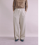 Organic Cotton Twill ドローストリングワイドパンツ