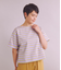 [ULTIMA] Cotton Border Tシャツ
