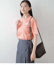 コットン天竺 グラデーションNEWYORKERロゴTシャツ