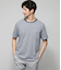 レイヤード ミジンボーダー 天竺Ｔシャツ