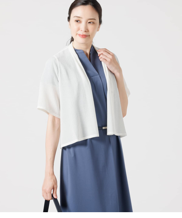 楊柳ジャージー ボレロカーディガン