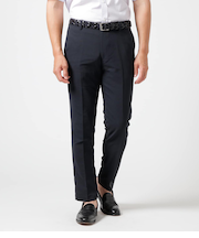 【通気性・ストレッチ】ミックスカラミ シャーリングパンツ