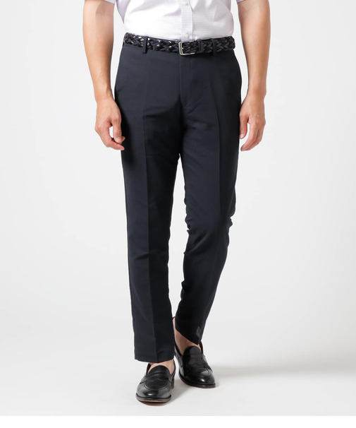 【通気性・ストレッチ】ミックスカラミ シャーリングパンツ