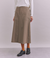 Supima Cotton Nylon Typewriter フレアスカート