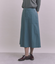 Supima Cotton Nylon Typewriter フレアスカート