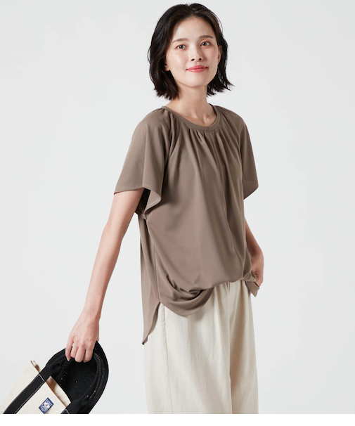 ドライタッチジャージー ラグランスリーブプルオーバー