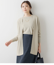 TCホールガーメント(R)ニット  着流しカーディガン