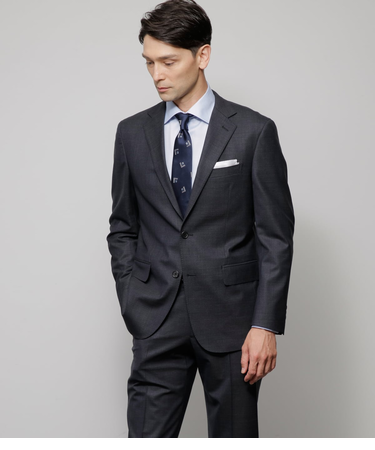 【撥水・ストレッチ・防シワ】BUNGY CLOTH グレンチェック ジャケット(セットアップ対応)