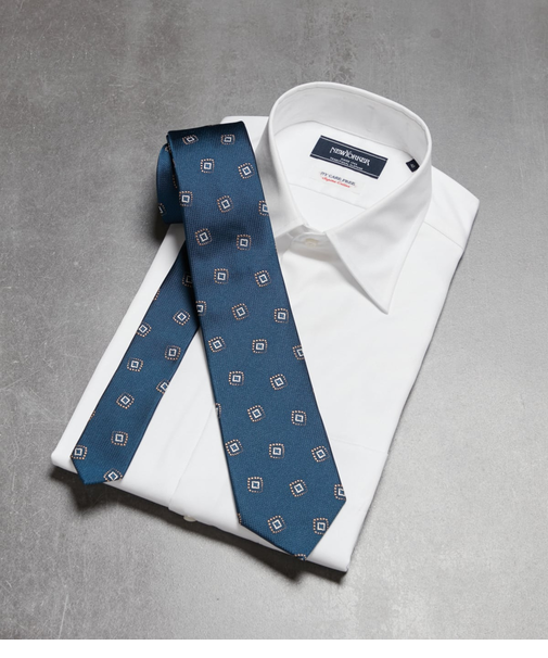 スクエア小紋 ネクタイ