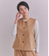 Supima Cotton Chino アシンメトリーベスト