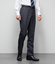 【防シワ・撥水】TRAVEL COMFORT ジオメトリックウィンドウペイン スラックス