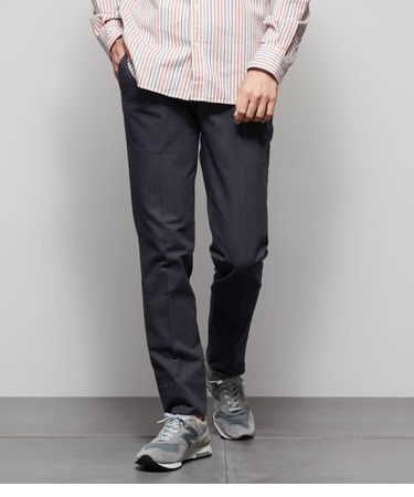ムリネ マイクロヘリンボーン グラマシーノータックパンツ