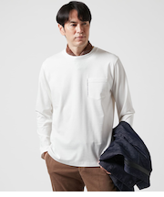 MVS天竺 長袖クルーネックTシャツ