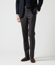 【ウォッシャブル】テトロンウール バーズアイ スラックス