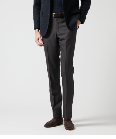 【ウォッシャブル】テトロンウール バーズアイ スラックス