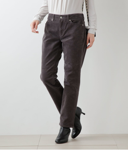 【60th×コラボ】EDWIN ストレッチライトコール テーパードパンツ