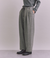 Wool Powerstretch ギャザータックドロストパンツ