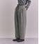 Wool Powerstretch ギャザータックドロストパンツ