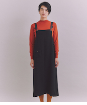 Wool Like Kersey コインポケットジャンパースカート