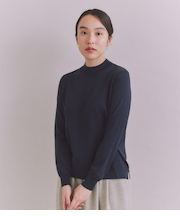 High Gageyarn Knit ウォッシャブルボトルネックニット