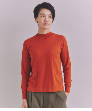High Gageyarn Knit ウォッシャブルボトルネックニット
