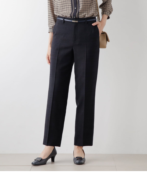 クラフトスラブツィード ノータックパンツ