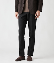 【ストレッチ】ソフトサーモ バーズアイ ウエストアジャストパンツ