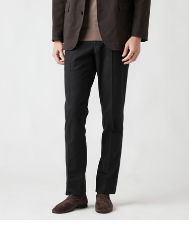 【ストレッチ】ソフトサーモ バーズアイ ウエストアジャストパンツ