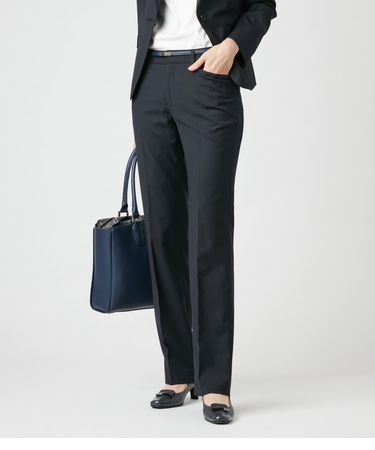 ウールへリンボーン センタープレスパンツ