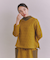 Military Quilted Jacquardリブボトルネック プルオーバー