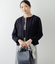NEWYORKER MELTON ノーカラージップブルゾン
