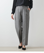 ウールアルパカホームスパン サイドアジャスターパンツ