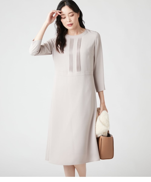 ダブルクロス ピンタックワンピース｜ニューヨーカーの通販｜&mall