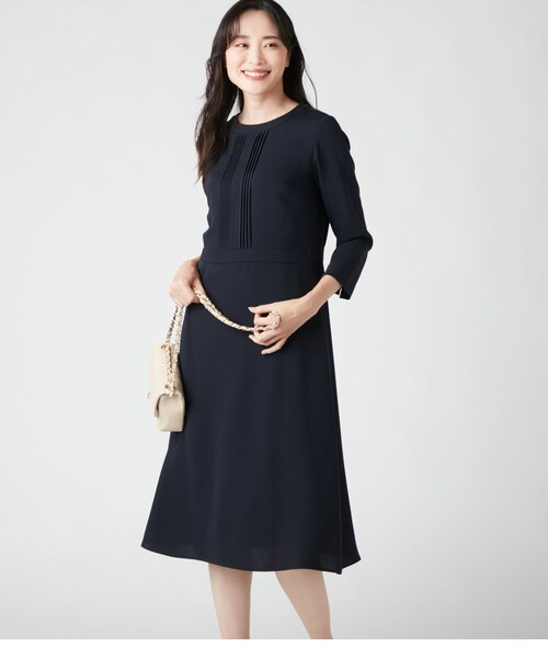 ダブルクロス ピンタックワンピース｜ニューヨーカーの通販｜&mall