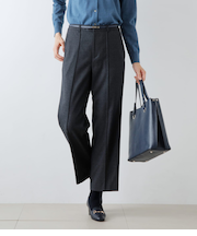 ストレッチフラノ ストレートパンツ