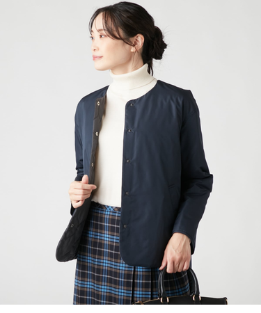 ハイマルチタフタ リバーシブルキルティングコート