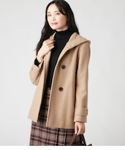 ロービングバスケット フーデッドショートコート