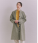 Mixcolor Tweed スタンドカラーロングコート