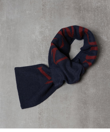 ニューヨーカーロゴ ダブルフェイス ミニマフラー