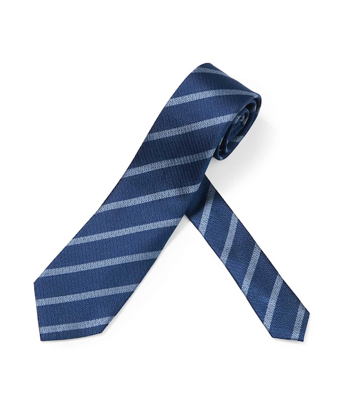インディゴライク ストライプ ネクタイ