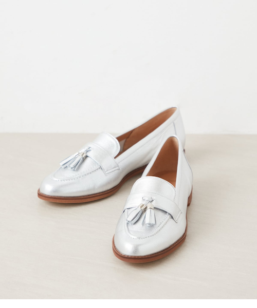 タッセル付きローファー（シルバー）｜ニューヨーカーの通販｜&mall