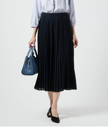 シフォンジョーゼット プリーツスカート